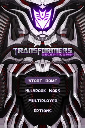 Transformers - Decepticons (USA) (Rev 1) screen shot title